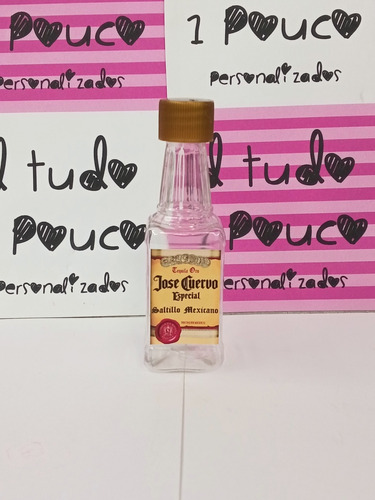 20 Mini Garrafinha Personalizada Tequila José Cuervo Persona