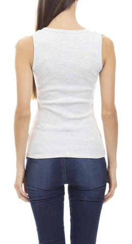 Imagen 3 de 4 de Camiseta Cotton Rib Sin Manga