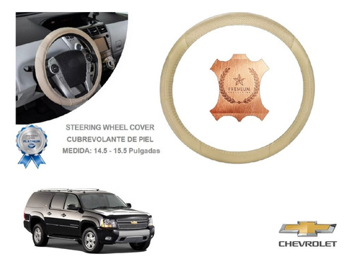 Funda Cubrevolante Beige Piel Chevrolet Suburban 2013