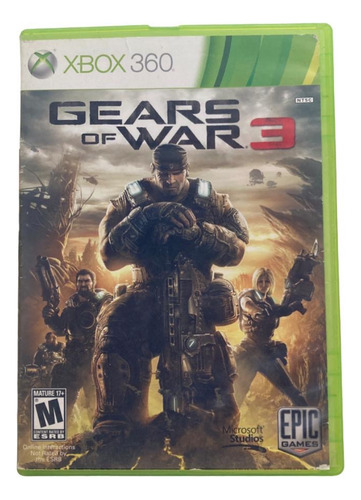 Gears Of War 3 Xbox 360 Original Fisico (Reacondicionado)