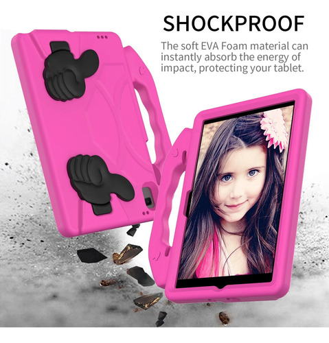 C Funda Con Mango De Goma Eva Para Ni?os Cubierta Para Lenovo