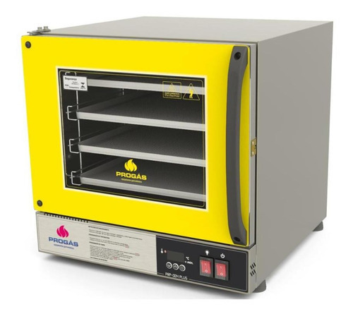 Forno Elétrico 220v Turbo Plus Fast Oven Aço Inox Amarelo