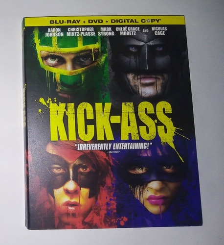 Kick-ass: Un Superhéroe Sin Superpoderes - Bluray + Dvd + Dc (Usado)