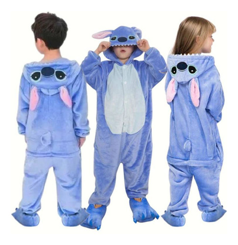 Pijama Kigurumi De Stitch Talle 100 A 130