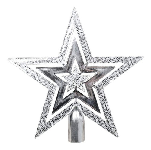 Set X20 Estrellas Navidad Colores Decorativo Puntal Arbol