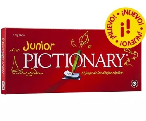 Pictionary Junior Juego De Mesa Mattel Original Lelab Microc