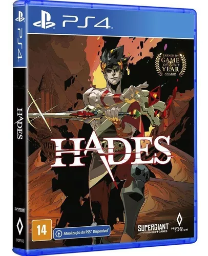 Hades PS4 Mídia Física Completo Lacrado