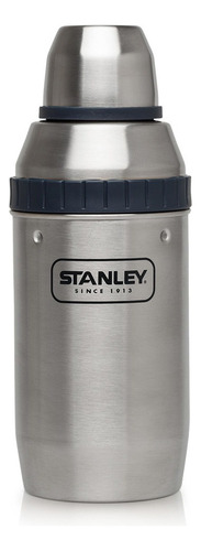 Sistema Shaker Happy Hour Cóctel Apilable Camping Stanley Color Acero