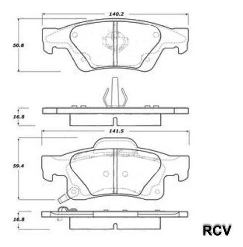 Balatas Disco  Trasera Para Jeep Grand Cherokee   2011