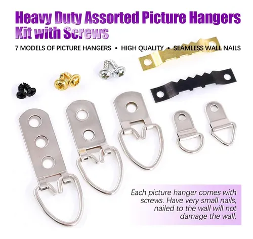 Kit 415pz Clavos Cuadros Colgar