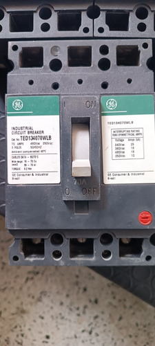 Breaker Trifasico 3x70 Ted General Electric Nuevo Tienda 