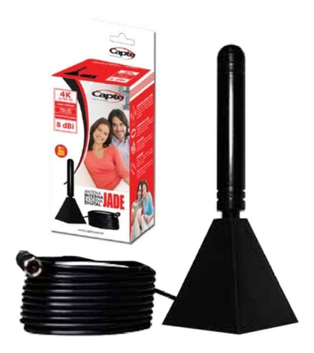 Antena Interna Jade C/ Ima E Cabo 4m Capte