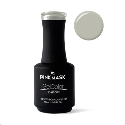 Pink Mask Esmalte Semipermanente Gel Color X 15ml/.5floz Color 106 Grey Wolf