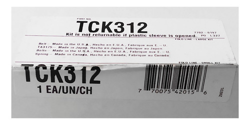 Kit Tiempo Gates Honda Civic 1.7 D17a Vtec 01-06 104d