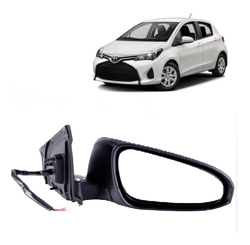 Espejo Puerta Electrico Derecho Para Yaris 1.5 2014 2018