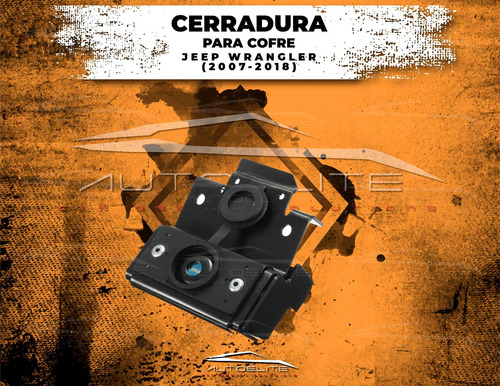 Imagen 4 de 8 de Candado Cofre Jeep Wrangler Jk Frontal Parrilla 07-18
