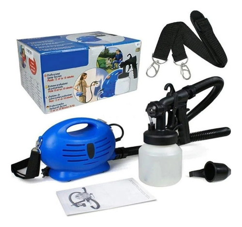 Kit Para Pintar Paint Zoom Compresor + Pistola + Recipiente