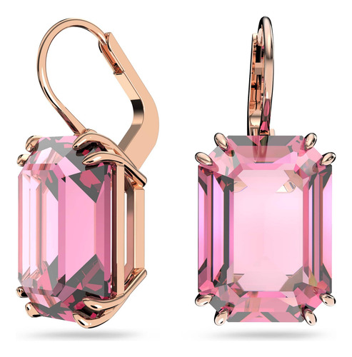 Pendientes Swaro Millenia, Cristal De Talla Octogonal,