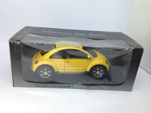 Miniatura Auto Art 1/18 Vw New Beetle Vr5 Dune - Raro
