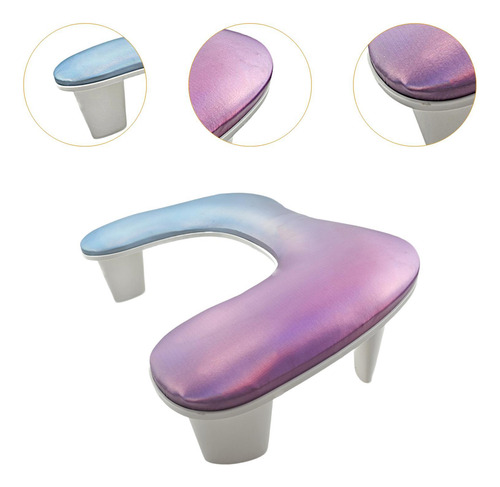 Reposabrazos En Forma De U, Soporte Violeta Azul Degradado