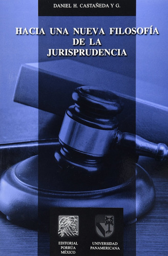 Hacia Una Nueva Filosofia De La Jurisprudencia, De Daniel H. Castañeda Y G.. Editorial Porrúa México, Tapa Blanda, Edición 1, 2012 En Español, 2012