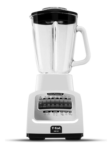 Licuadora T-fal LN8121MX 12 Velocidades 6 Cuchillas 550watts Blanco