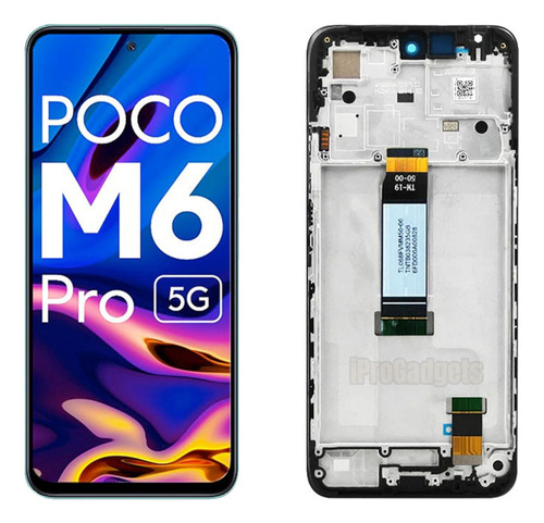 A Lcd Con Marco For Xiaomi Poco M6 Pro 5g 23076pc4bi