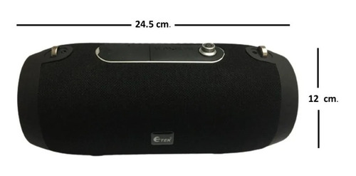 Imagen 3 de 10 de Parlante Bluetooth Portátil Usb Radio Fm Altavoz Potente