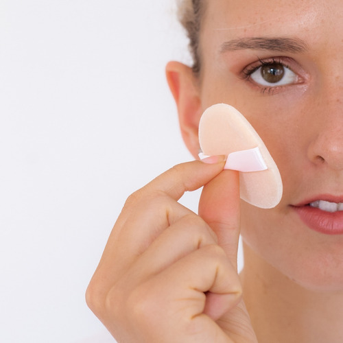 Cisne Esponja Maquillaje Flocking Con Cinta 55 Mm Korea C647