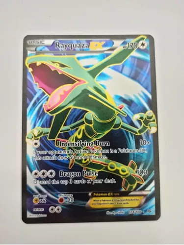 Preços baixos em Rayquaza Pokémon TCG raros colecionáveis jogos de