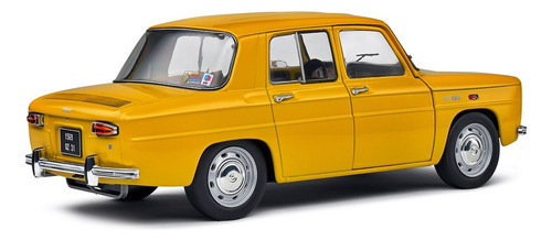 Miniatura Carro Renault 8s 1968 1:18 Solido Amarelo