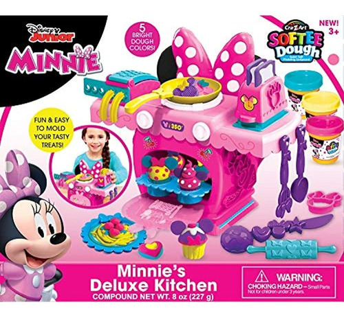 Juego De Cocina De Lujo Disney Junior Minnie Mouse Color Rosado