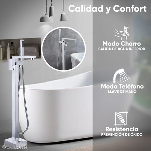 Solana Kit Bañera Blanco Ovalada 180x90 Cm Con Desnivel De Acrílico Super Slim + Grifo Independiente Monomando Silver / Kit de Lujo Bañera Acrílico De Alto Brillo y Grifo de Acero Para Cuarto de Baño