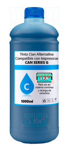 Litro Tinta Cian Alternativa Compatible Para G2110