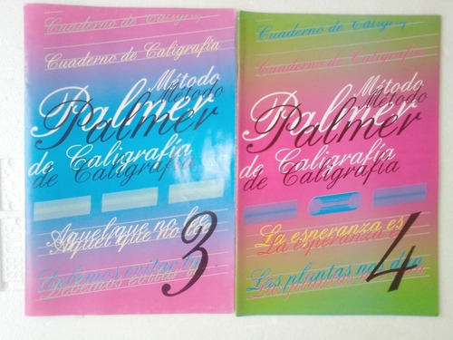 Cuadernos De Caligrafía Palmer  N° 3 Y 4  32 Hoja Pack De 2 