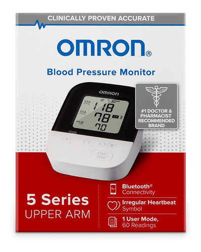 Imagen 2 de 3 de Medidor De Presion Arterial Omron Serie 5 Bluetooth