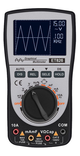 Osciloscopio Digital Inteligente 2 En 1 Multímetro Dc/ac