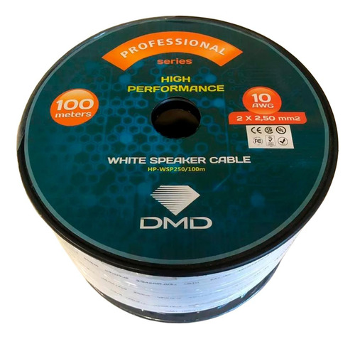 Diamond Hp-wsp250 Cabo Para Caixa Acústica 10awg 100 Metros