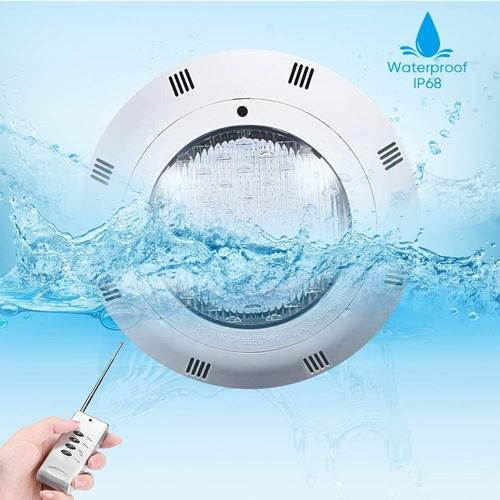 Lámpara De Piscina Led Con Control Remoto Focos Decorativos