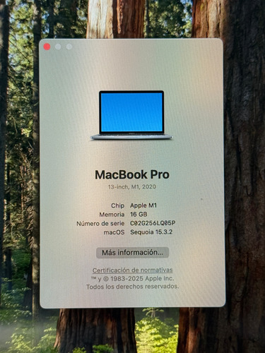 Apple Macbook Pro M1 2020 16gb Ram 500gb Ssd Retina Display Gris (Usado)