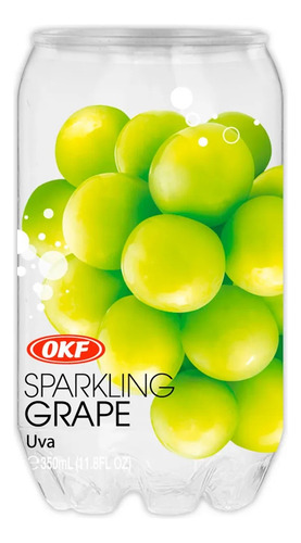 Refresco Coreano Sabor Uva Verde Okf  Green Grape 