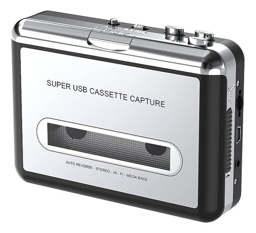 Usb Cassette Player Cinta Portátil Convertir Cinta De Reprod