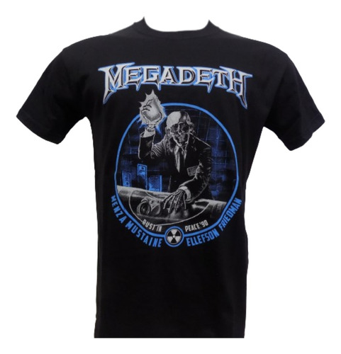 Remera De Megadeth Rust In Peace Rockería Que Sea Rock 