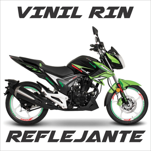 Sticker Refleante Para Rines Italika 150z + Regalo