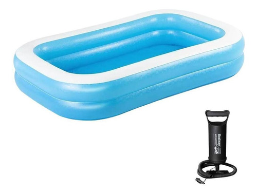 Piscina Inflável Retangular Bestway 778l + Bomba De Ar