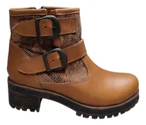 Comprar Bota De Cuero Vacuno Tipo Borcego De Mujer Nuevas Liotta