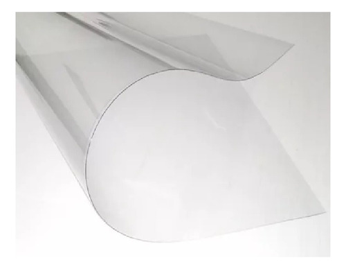 Chapa Placa Pvc Transparente Cristal 120x60cm Com 0,30mm