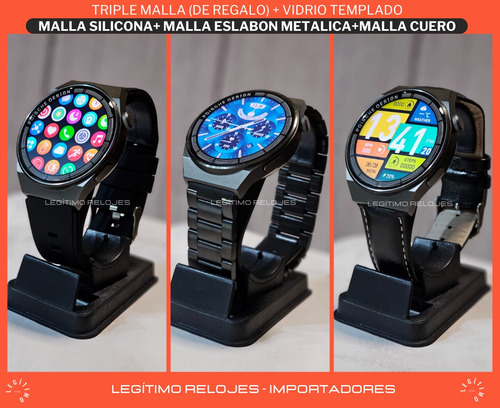 Imagen 5 de 10 de Smartwatch Hombre Gt3 Max Reloj Inteligente Elegante Sport