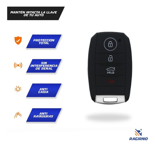 Ragirno Funda Carcasa De Llave Compatible Con Autos Kia