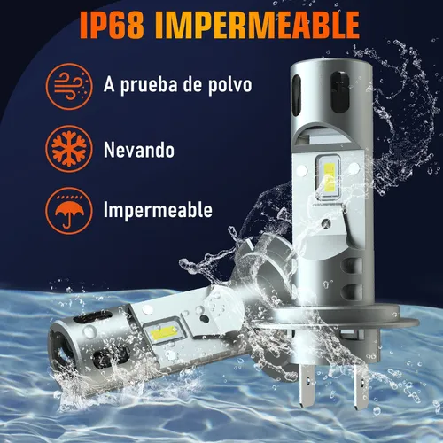 H7 Led Kit De Faros Bajos / Laterales 11000lm 6000k